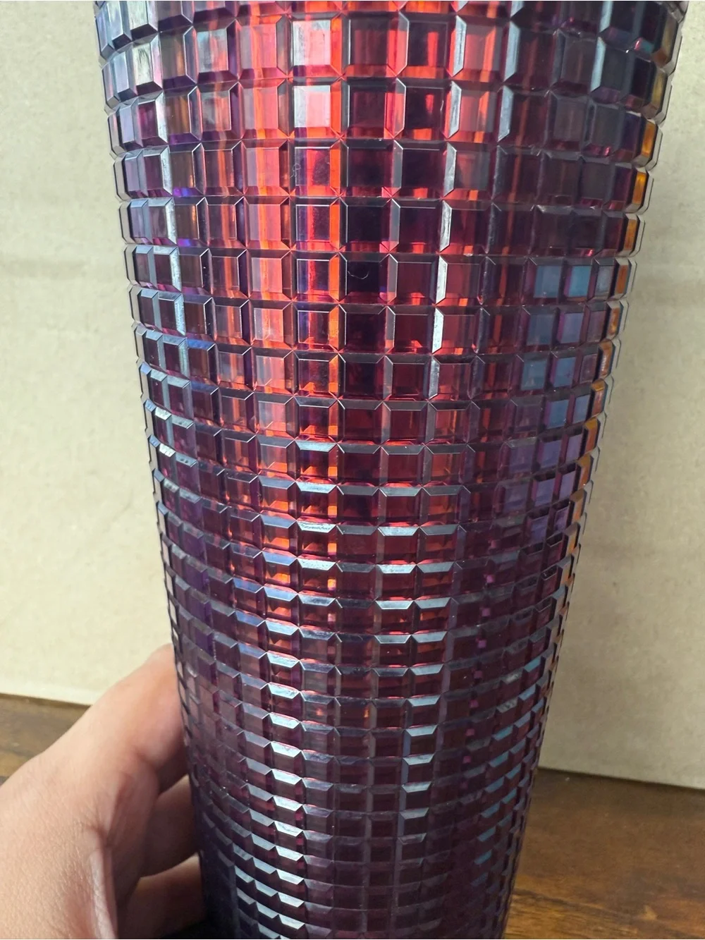 Starbucks Red Studded Tumbler with Straw